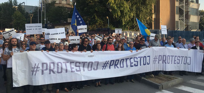 Одржан вториот протест против државниот обвинител, побарана оставка и од Харадинај
