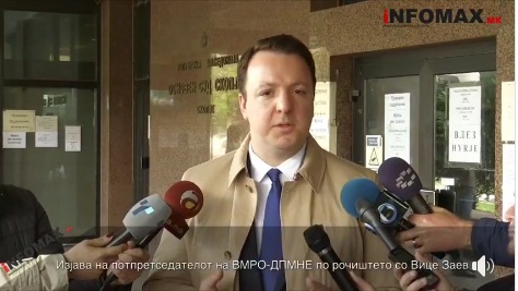 Николоски: Неспорно е дека Вице Заев е јавна личност и главен бизнис фактор во државата и очекувам судот да ја одбие тужбата на Вице Заев