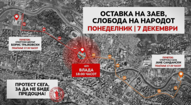 (ВО ЖИВО) „Протест сега за да не биде предоцна – оставка на Заев, слобода на народот“