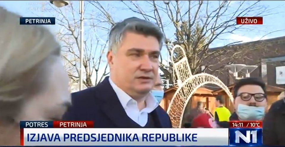 Милановиќ: Центарот на Петриња изгледа како Грозни во Чеченија пред 20 години